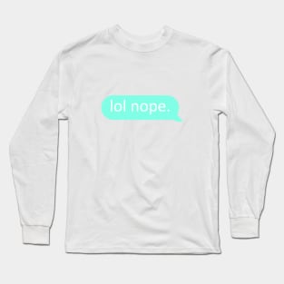 VSCO Text Bubble Long Sleeve T-Shirt